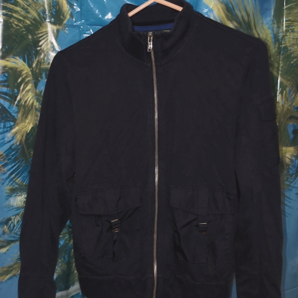 Polo by RL navy blue turtleneck zip-up sweater